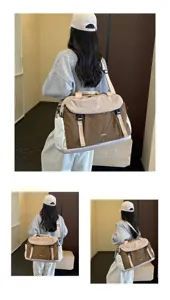 Borsa da viaggio sportiva estensibile con separazione umido secco grande capacita borsa.