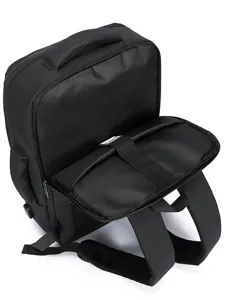 Zaino da viaggio per affari nero grande capacita borsa porta pc per uomo casual lavoro
