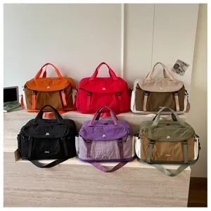 Grande capacita borsa da viaggio espandibile borsa da palestra sportiva impermeabile casual