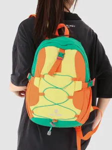 Outdoor Bergsteigen Reisen Farbblock Rucksack Lässig Wandern Tagesrucksack Für Damen