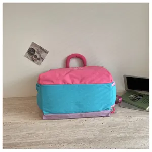 Elegante borsone da viaggio multicolore per brevi viaggi, affari, fitness e uso quotidiano.