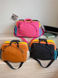 Grote Capaciteit Sport Gym Tas Nylon Reizen Duffel Bag Met Schoenenvak Outdoor Casual Fitness Handtas Voor Vrouwen