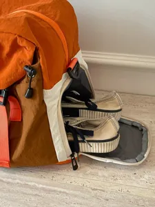 Borsa sportiva estensibile con scomparto scarpe, grande borsone da viaggio per fitness.