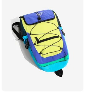 Colorful outdoor travel backpack, casual lightweight hiking daypack for daily hiking and school