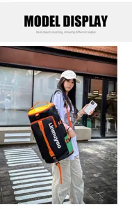 Sac à dos de voyage décontracté grande capacité sac de sport fitness sac de sport multifonctionnel