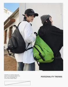 Driehoekige borsttas voor koppel, grote stijlvolle enkele schouder messenger tas voor fietsen.