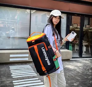 Grand sac de sport de voyage de loisirs fourre-tout de fitness avec poches multiples unisexe.