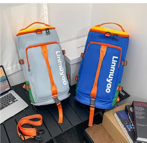 Grand sac à dos de voyage imperméable sac de sport de fitness pour hommes et femmes