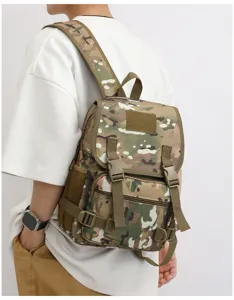 Taktischer Camo-Rucksack, langlebiger, wasserabweisender Outdoor-Sport-Tagesrucksack.