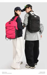 Casual outdoor sports backpack large capacity travel school bag for students men and women