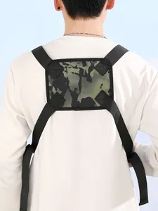 Langlebige Outdoor Camo taktische Brusttasche für Radfahren, Camping und Funktionsweste.