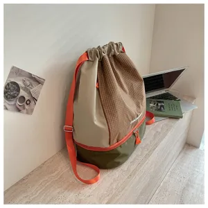 Wasserdichter Kordelzug-Rucksack für Sport, Fitness und Yoga im modischen Design.