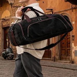 Sac de voyage en toile grande capacité pour hommes sac de sport fitness multifonction