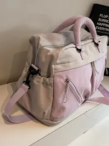 Large capacity travel bag women's short trip luggage gym bag casual sports outdoor storage duffel bag