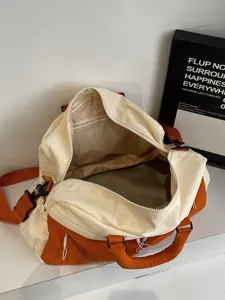 Large capacity travel duffel bag, casual canvas sports gym bag and overnight luggage carrier.