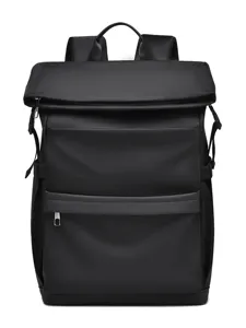 Men Roll Top Laptop Backpack Large Capacity Waterproof Travel Daypack Casual Business Commuter School Bookbag