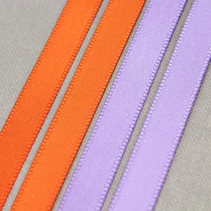 1cm einseitiges Polyester Satinband für Geschenkeverpackung, Blumensträuße und Tortenschachteln.