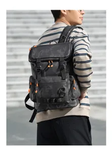 Men large capacity tactical camouflage backpack casual travel laptop rucksack outdoor bag