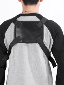 Tactical chest bag harness vest for outdoor street sports, streetwear functional streetwear pack.