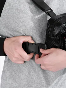 Tactical chest bag streetwear waterproof sling pack for men outdoor cycling utility pouch