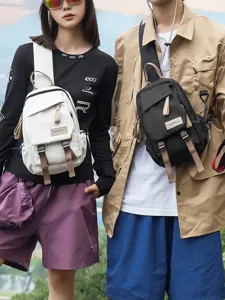 Unisex Nylon Brusttasche Freizeit Crossbody Rucksack Paar Mode Outdoor Tagesrucksack