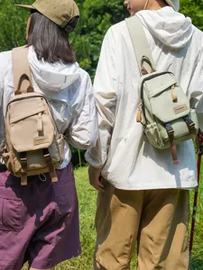 Neuartige lässige Nylon-Brusttasche für Paare, große Kapazität, trendige Umhängetasche.