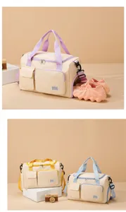 Große Reisetasche mit separatem Schuhfach, stilvolles und geräumiges Design für Fitness.