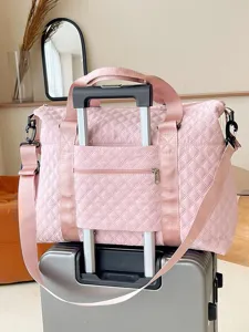 Gesteppte Reisetasche Mit Großer Kapazität Wasserdichte Trocken Nass Trennung Sporttasche Damen Herren Yoga Sport Wochenende Tote Bag