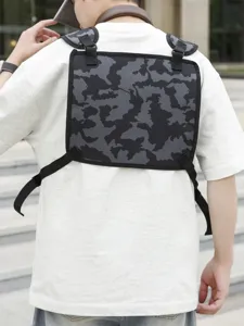 Taktische Brusttasche funktionale Weste Tasche lässiger Streetwear Rucksack Damen Herren.