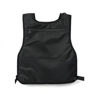 Black tactical vest bag outdoor multifunctional chest rig breathable sports training sleeveless top