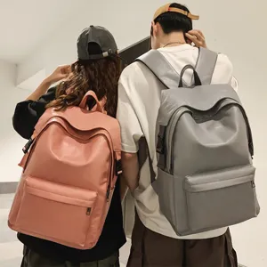 Sac à dos grand capacité minimaliste pour hommes et femmes, cartable scolaire pour voyage.