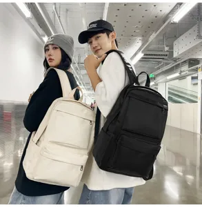 PU Leder lässiger Rucksack mit großer Kapazität wasserdichter modischer Pendler Schultasche.