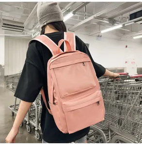 Wasserdichter PU-Leder Rucksack mit grossem Kapazitat fur Studenten Reisen, stilvolle leichte Tasche.