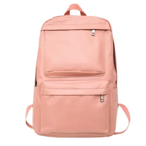 Stilvoller rosa PU Leder Rucksack, grosse Kapazitaet wasserdichter Schultaschen Daypack.