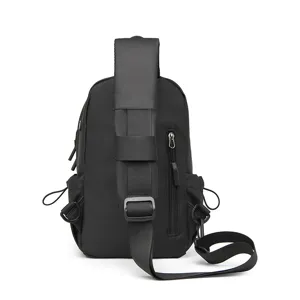 Borsa a tracolla petto impermeabile uomo zaino leggero casual sportivo per esterno viaggio