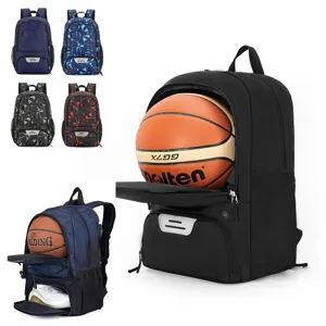 Multifunctionele Grote Capaciteit Sport Basketbal Voetbal Training Tas Oxford School Rugzak Voor Mannen