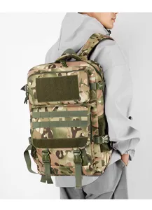 Taktischer Rucksack große Kapazität Camouflage Design ideal für Outdoor Reisen Wandern