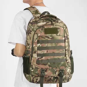 Grand Capacité Tactique Sac à Dos Imperméable Tissu Oxford Extérieur Voyage Randonnée Sac Multifonctionnel Casual