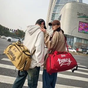 Grand sac de voyage de sport pour homme et femme, sac a bandouliere decontracte multifonctionnel.