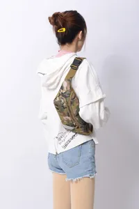 Sac banane de camouflage pour hommes et femmes de sport en plein air téléphone