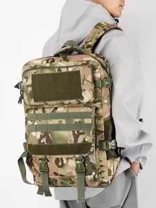 Multicam Taktischer Rucksack für Outdoor Reisen, großer Wanderrucksack mit MOLLE Schlaufen.