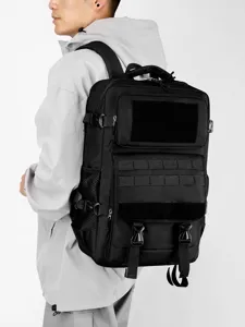 Schwarzer taktischer Rucksack grosser Kapazität multifunktionaler Outdoor Reiserucksack