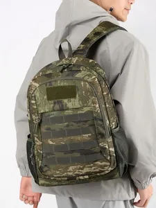 New men's camouflage tactical backpack outdoor travel large capacity lightweight school bag