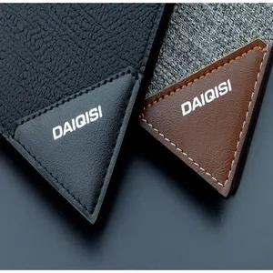Detailansicht Herren Kurzgeldbörse Mode Business Leder Kartenetui mit stilvollem Design.
