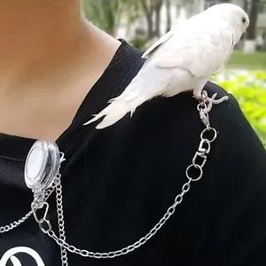Retractable parrot bird leash lightweight flying training rope for small pets budgies 1pc