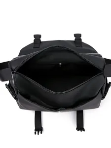 Men's waterproof oxford cloth messenger bag large capacity casual shoulder bag top view