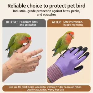Anti-bite bird training gloves for women small pets parrots anti-scratch waterproof safety