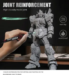 Vista detallada del rotulador de refuerzo de juntas de modelo en figura de mecha.