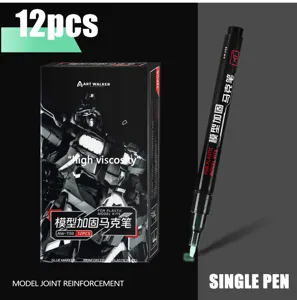 Boligrafo marcador de refuerzo de articulacion de modelo kit reparacion figura 12pcs