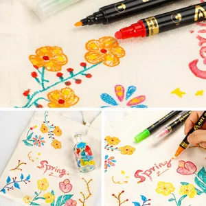 Doppelseitige Acryl Marker Stifte Set Bunte DIY Graffiti Malerei Kunstbedarf Für Schule Büro Zeichnung